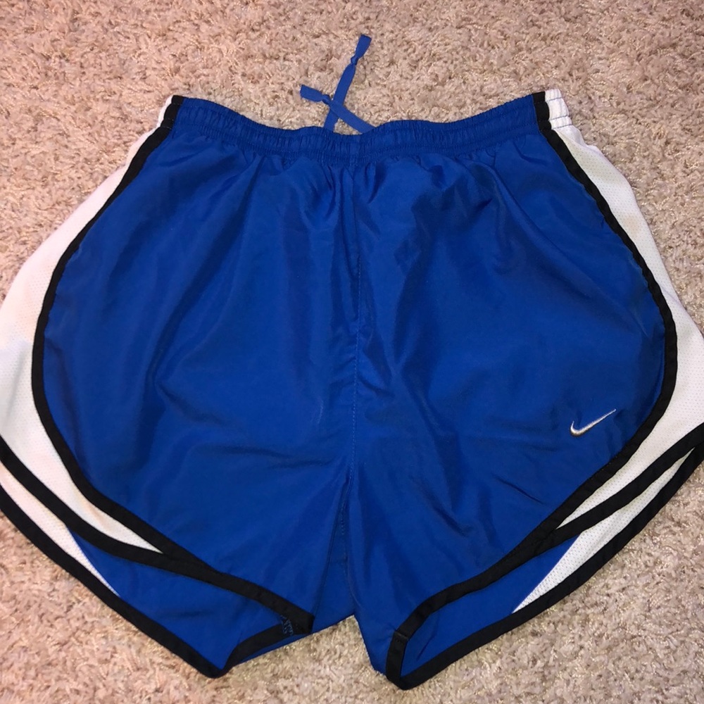 Royal Blue Nike Dri-fit sports shorts